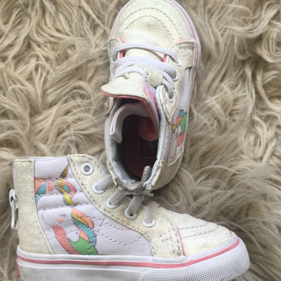 vans sk8 hi zip unicorn